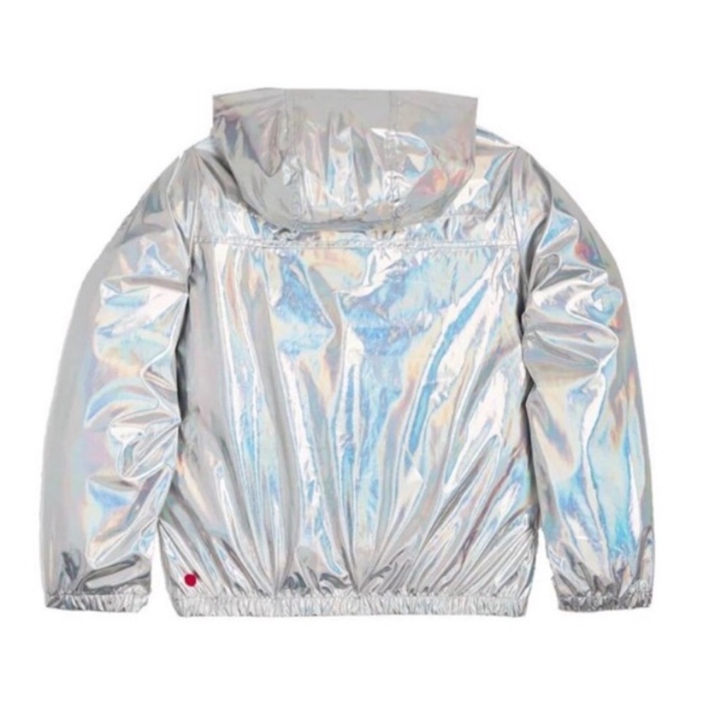 Hunter Metallic Silver Utility Jacket Size Small - image 4